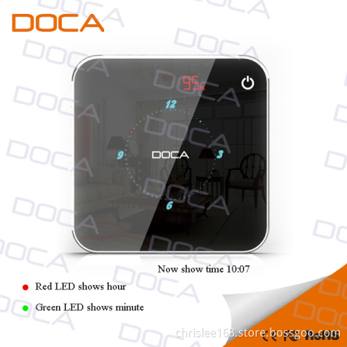LED digital clock mobile power bank 8400mah